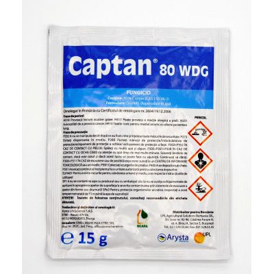 FUNGICID CAPTAN 80 WDG 15gr