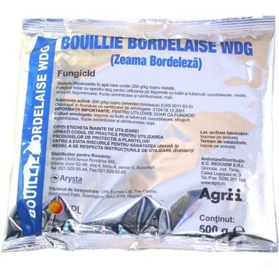 FUNGICID ZEAMA BORDELEZA 500G R -  BOUILLIE BORDELAISE WDG - 500G R