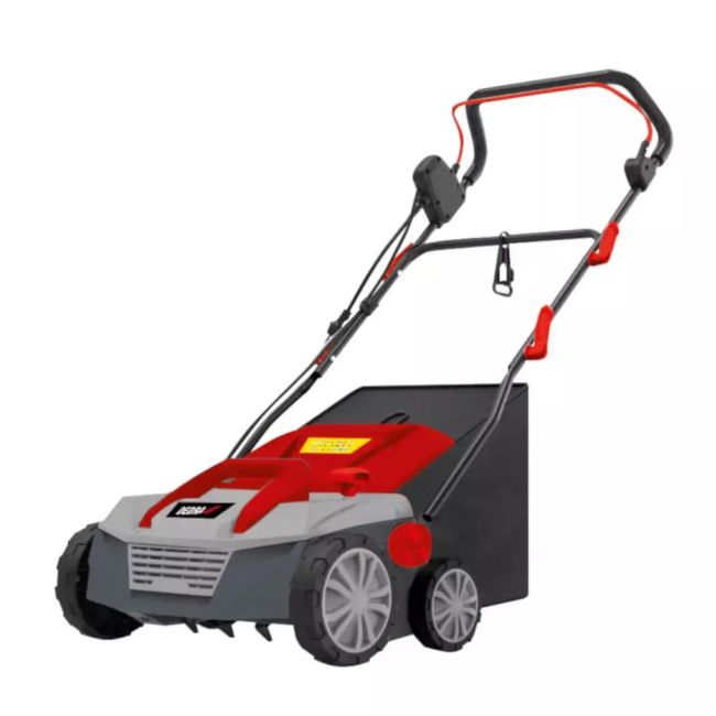 Scarificator si aerator pentru gazon, Dedra, electric 1800W, latime 38cm, cos 45L