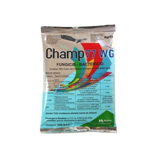 FUNGICID CHAMP 77 WG 200gr