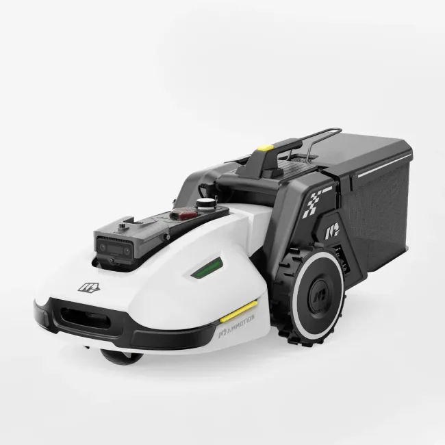 Robot de tuns gazonul, Yuka, 2000mp, fara fir perimetral + cos colector motorizat